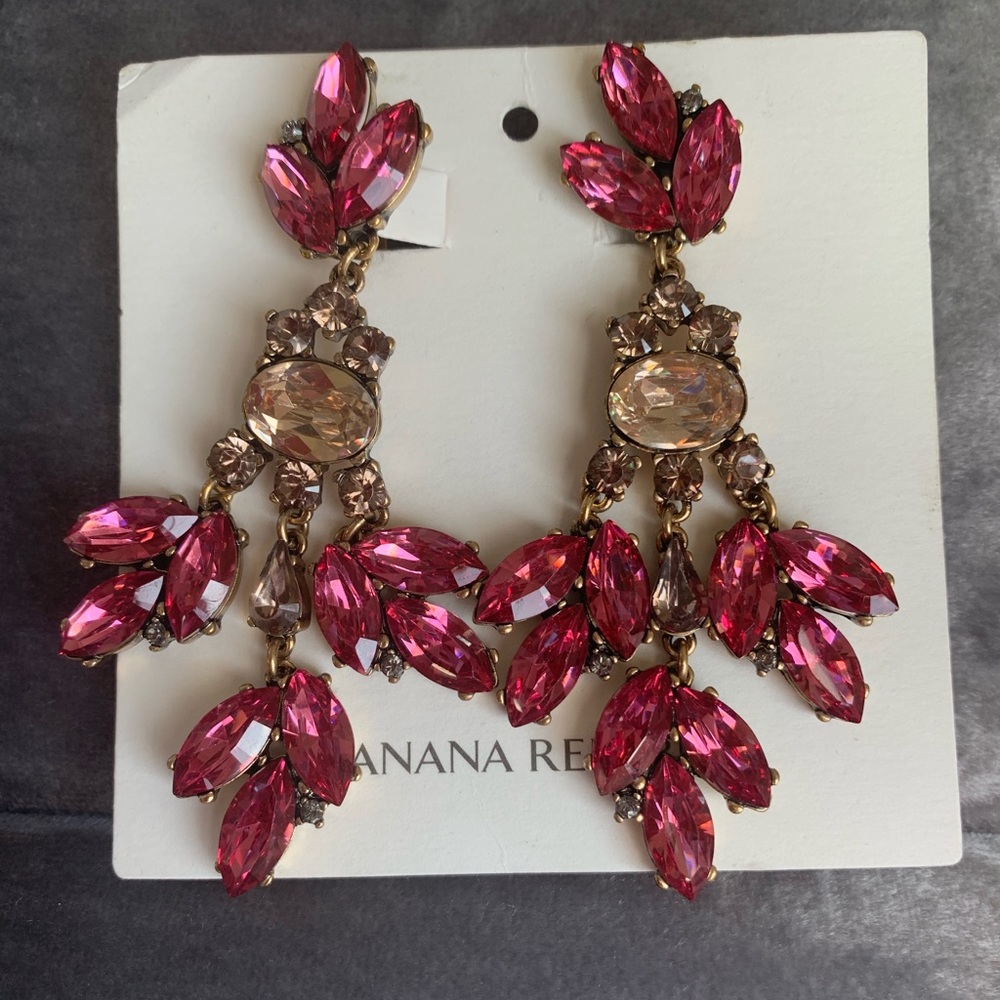 Banana Republic clip on earrings.